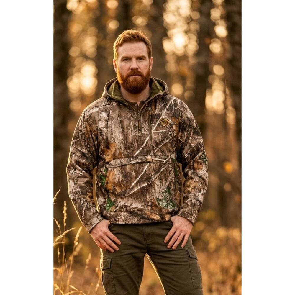 NWT Arctic Shield Barricade Fleece Pullover Realtree Edge Men's 2XL